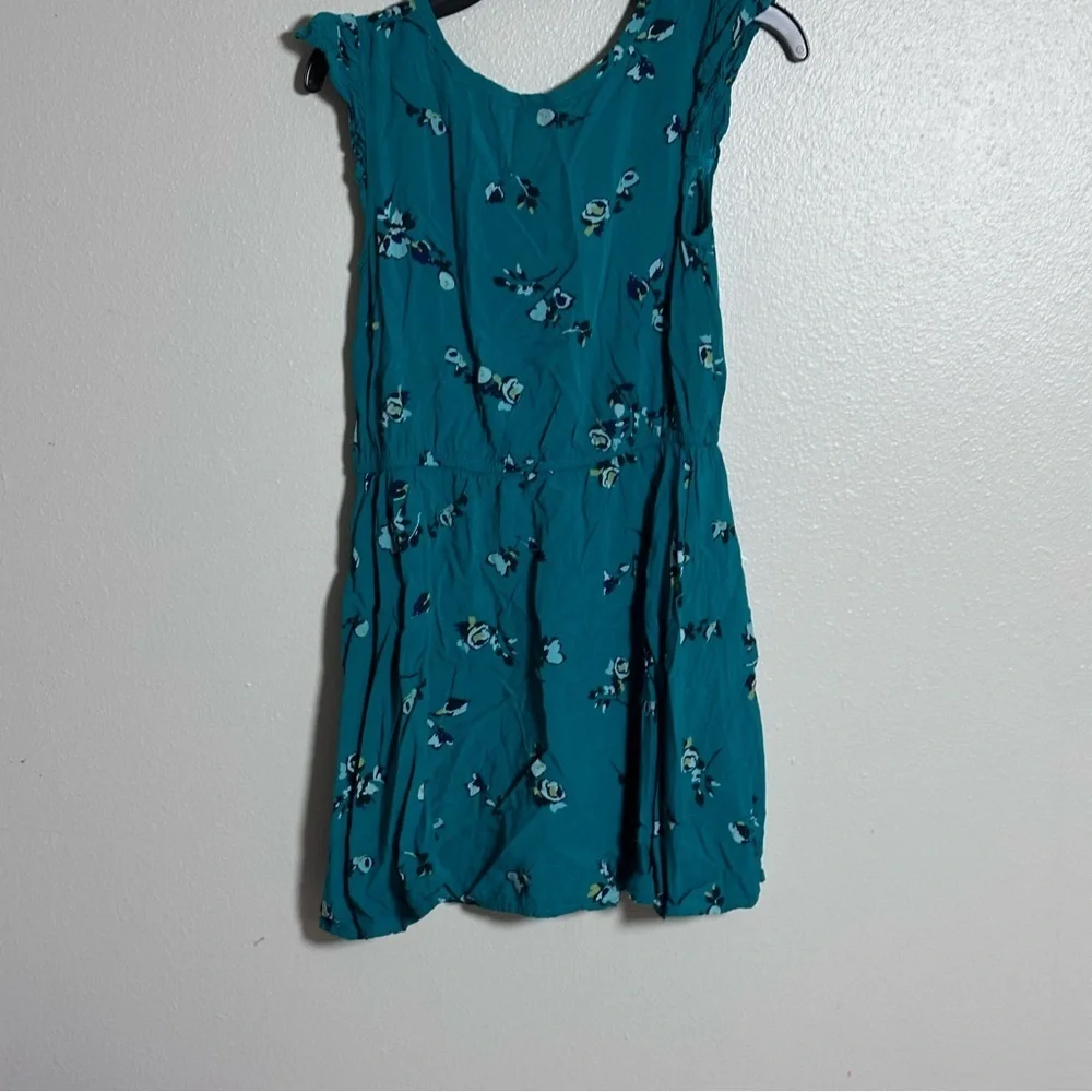 GapKids‎ Girl Green/Blue Floral Sleeveless Dress size XL.